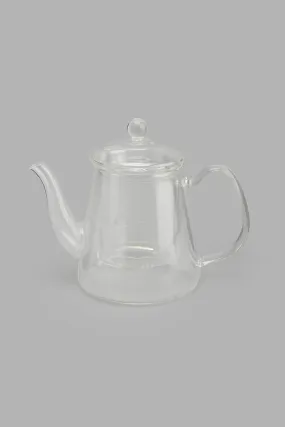 Clear Glass Tea Pot With Filter (800ml)