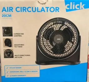 Click 20cm Fan Desk Air Circulator