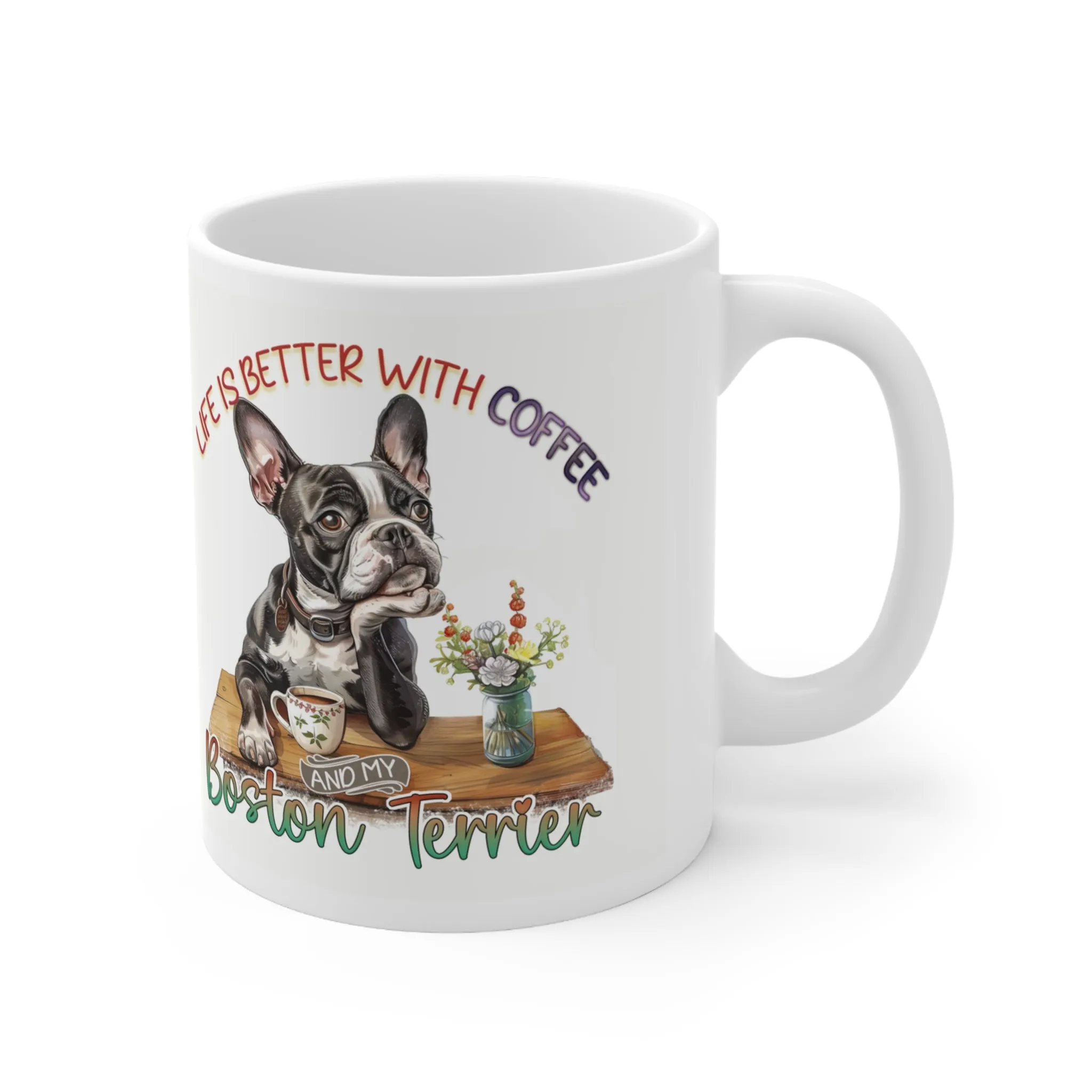 Coffee Mug, 11oz - Boston Terrier