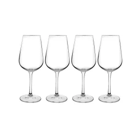 Consol 4 Piece 360ml Signature Vienna Stem White Wine Glass Set Clear