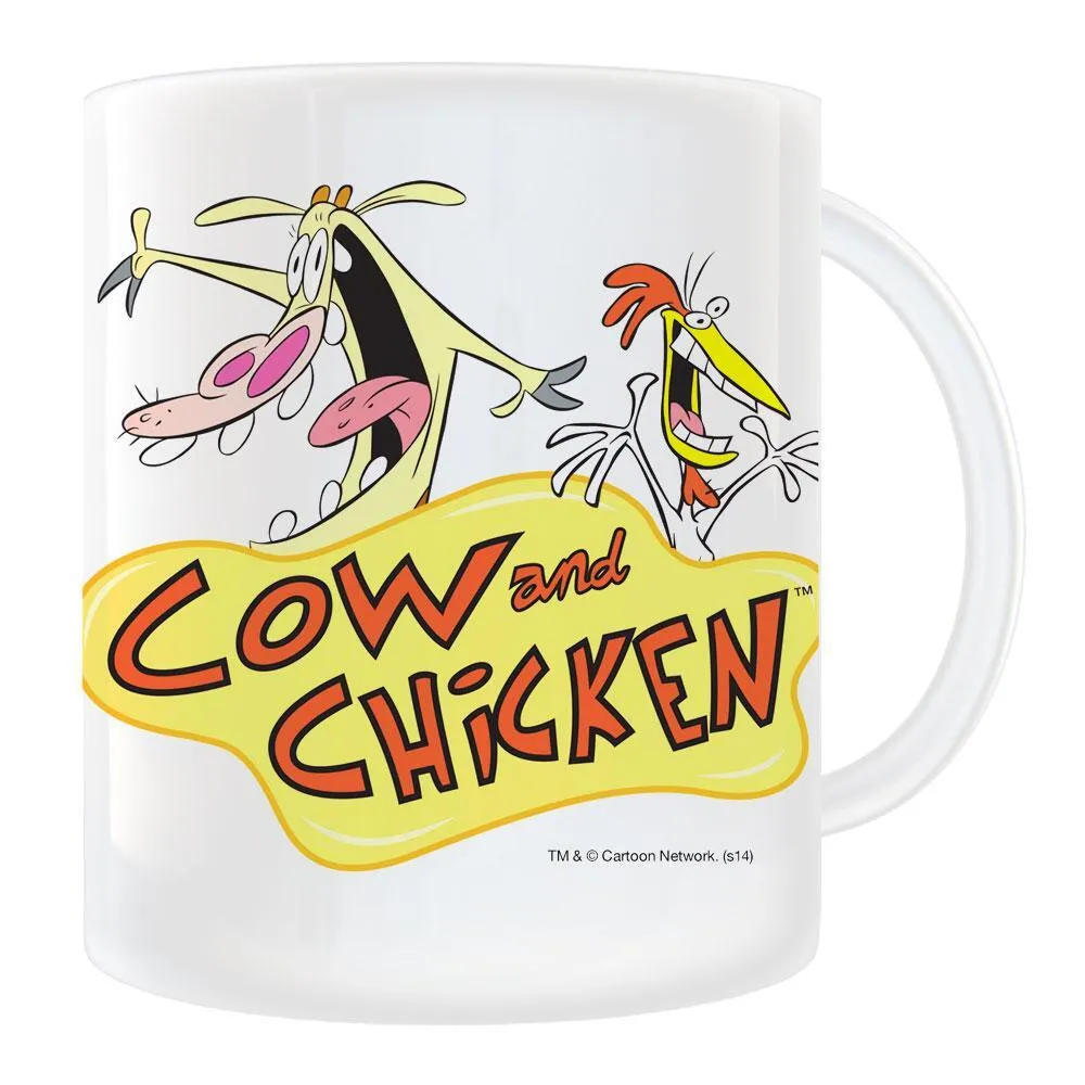 Cow and Chicken White Mug