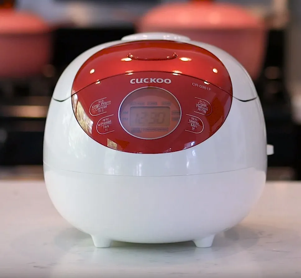 Cuckoo Electric Rice Cooker 3 Cup Fuzzy Series CR-0351F