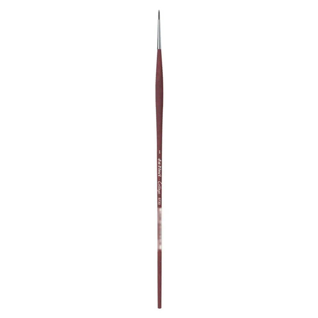 Da Vinci College Synthetic Brush Round Long Handle Size 1