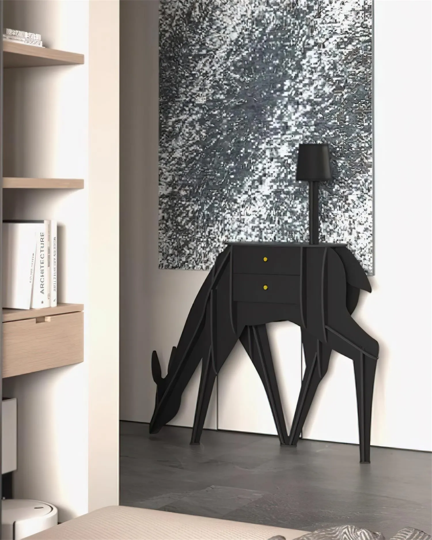 Deer Art Floor Lamp