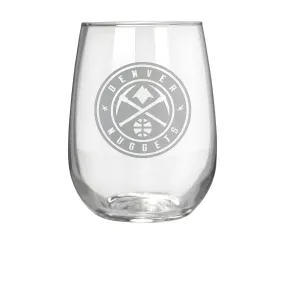 Denver Nuggets 17 oz. Stemless Wine Glass