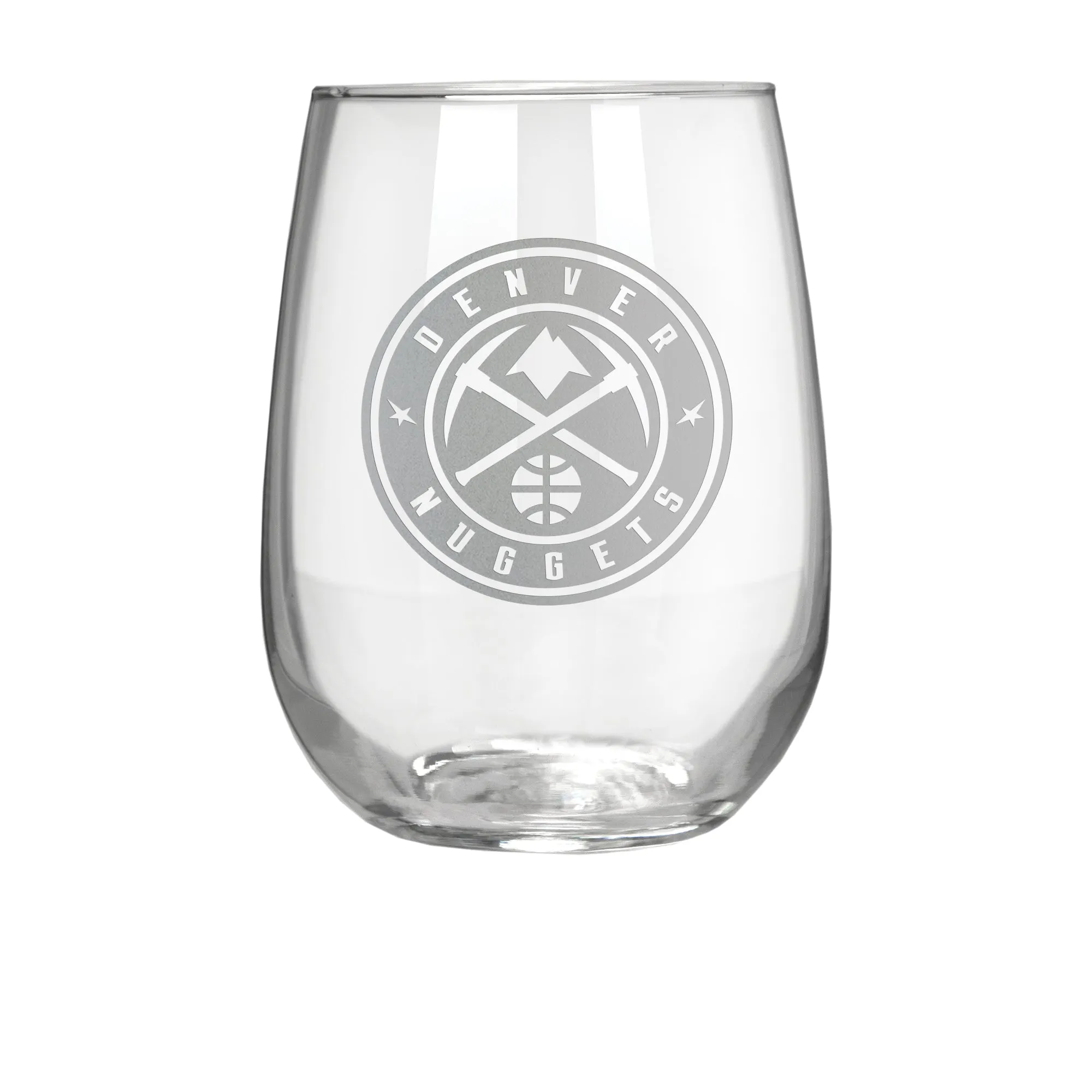 Denver Nuggets 17 oz. Stemless Wine Glass