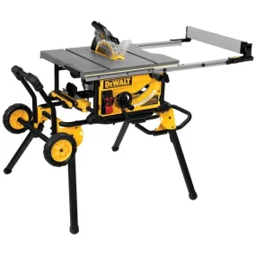 DEWALT 10" Jobsite Table Saw w/ Rolling Stand