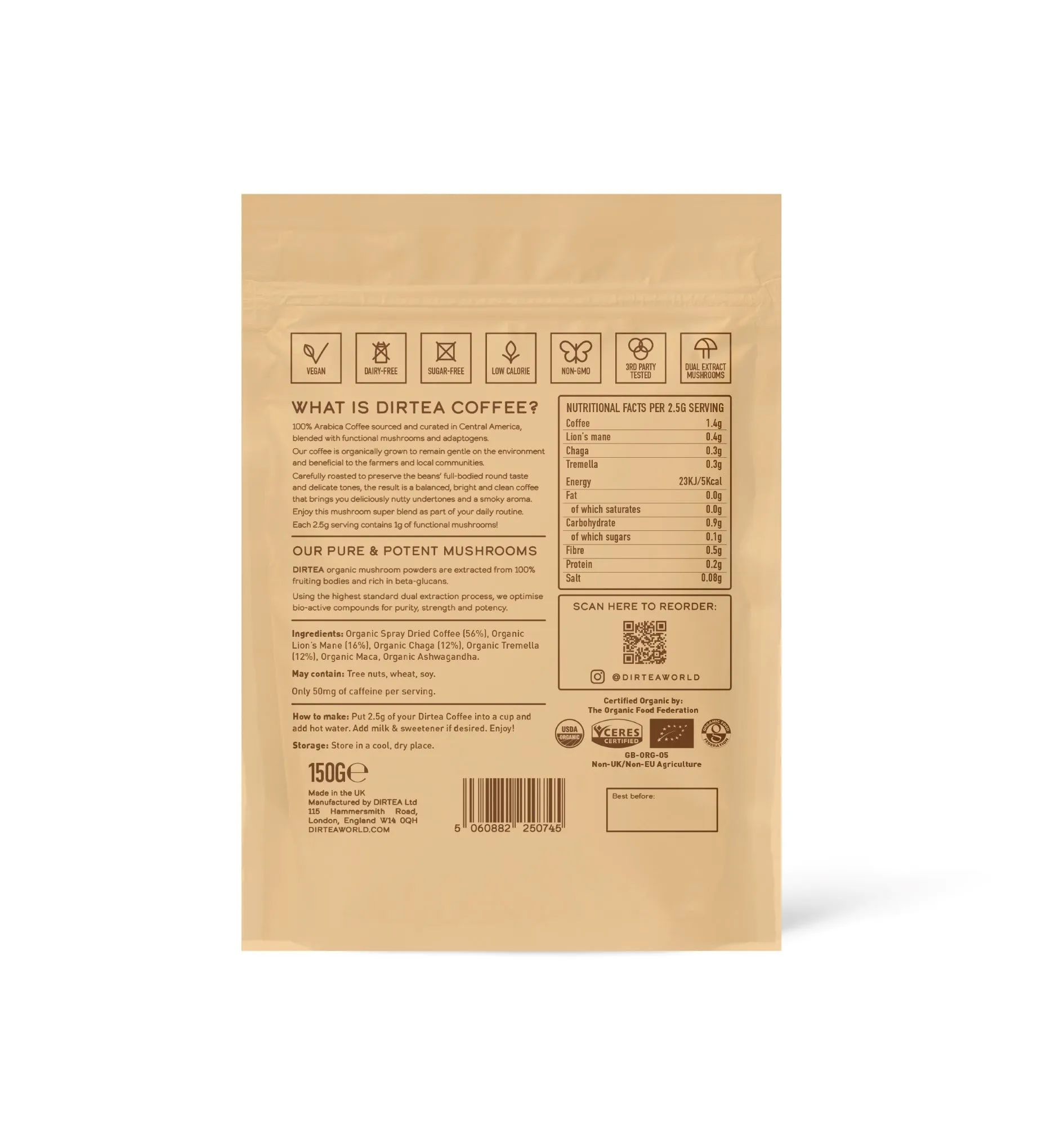 DIRTEA Coffee Super Blend 150g