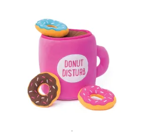 DONUT DISTURB COFFEE CUP   3 DONUT TOYS