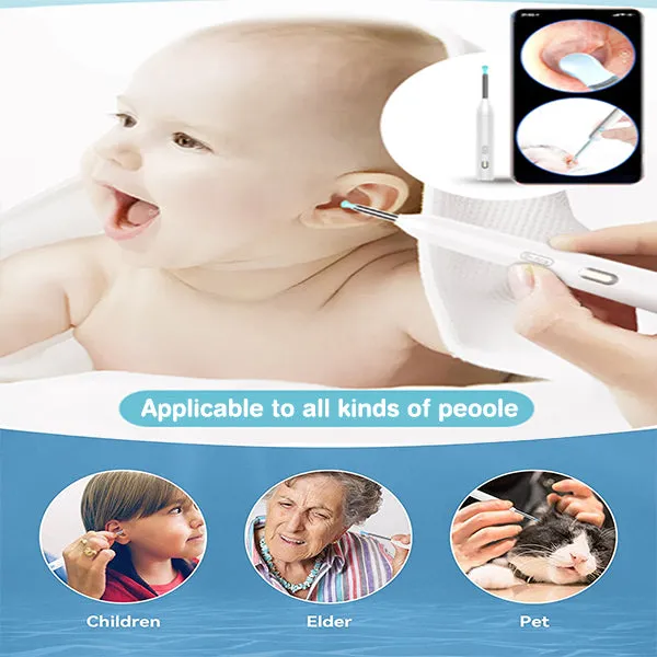 Dr. Isla Intelligent Ear Pick with Camera Wireless WiFi Visual Ear Scoop Wax Cleaner Tool for Baby Adult