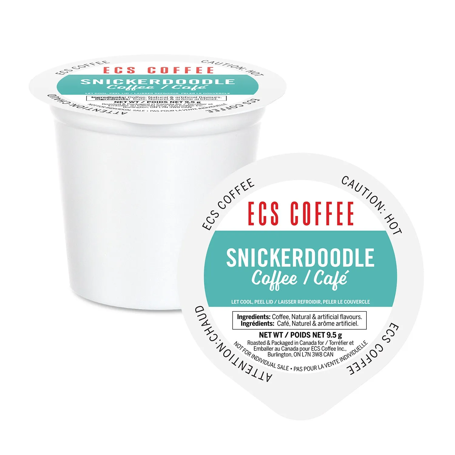 ECS Coffee Snickerdoodle Single Serve Coffee 24 Pack