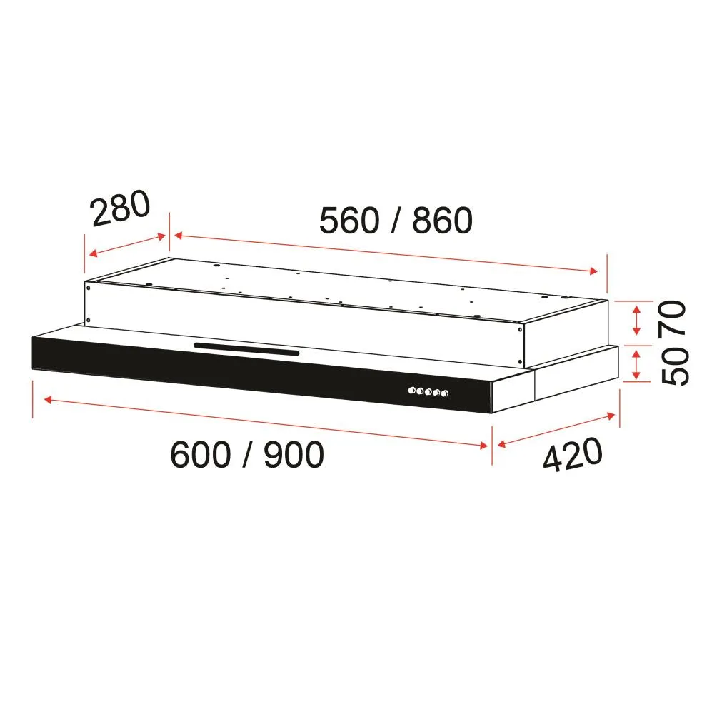 EF EFCH6202HMSS COOKER HOOD EFCH 6202 HM SS