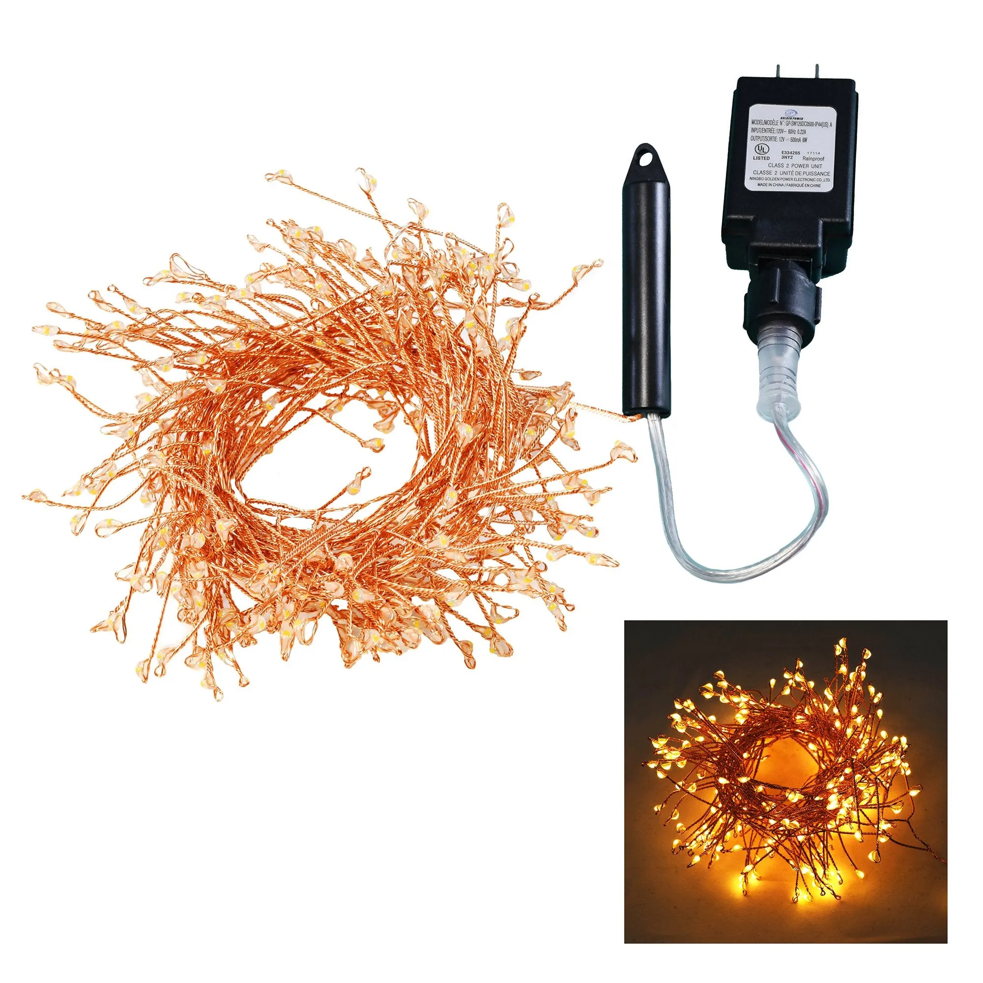 Electric Firecracker LED Fairy String Lights