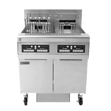 ELECTRIC FULL POT FRYER WITH BUILT IN FILTRATION & TWIN BASKET FRYER FOR EACH POT