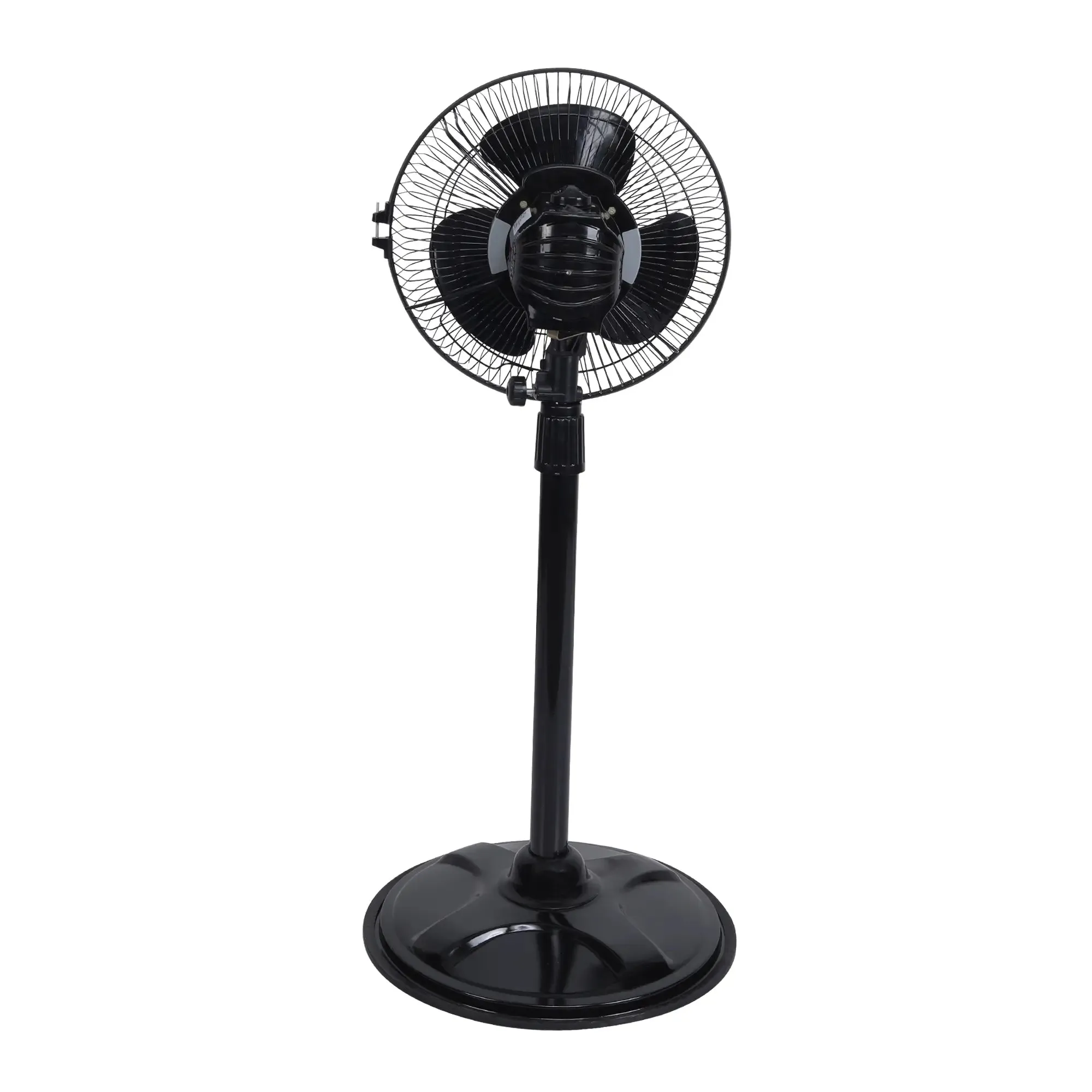 Elina Bullet Farrata Fan 12 Inch/ 300MM Sweep with 100W Full Copper Motor, Adjustable Height & Oscillation, Black