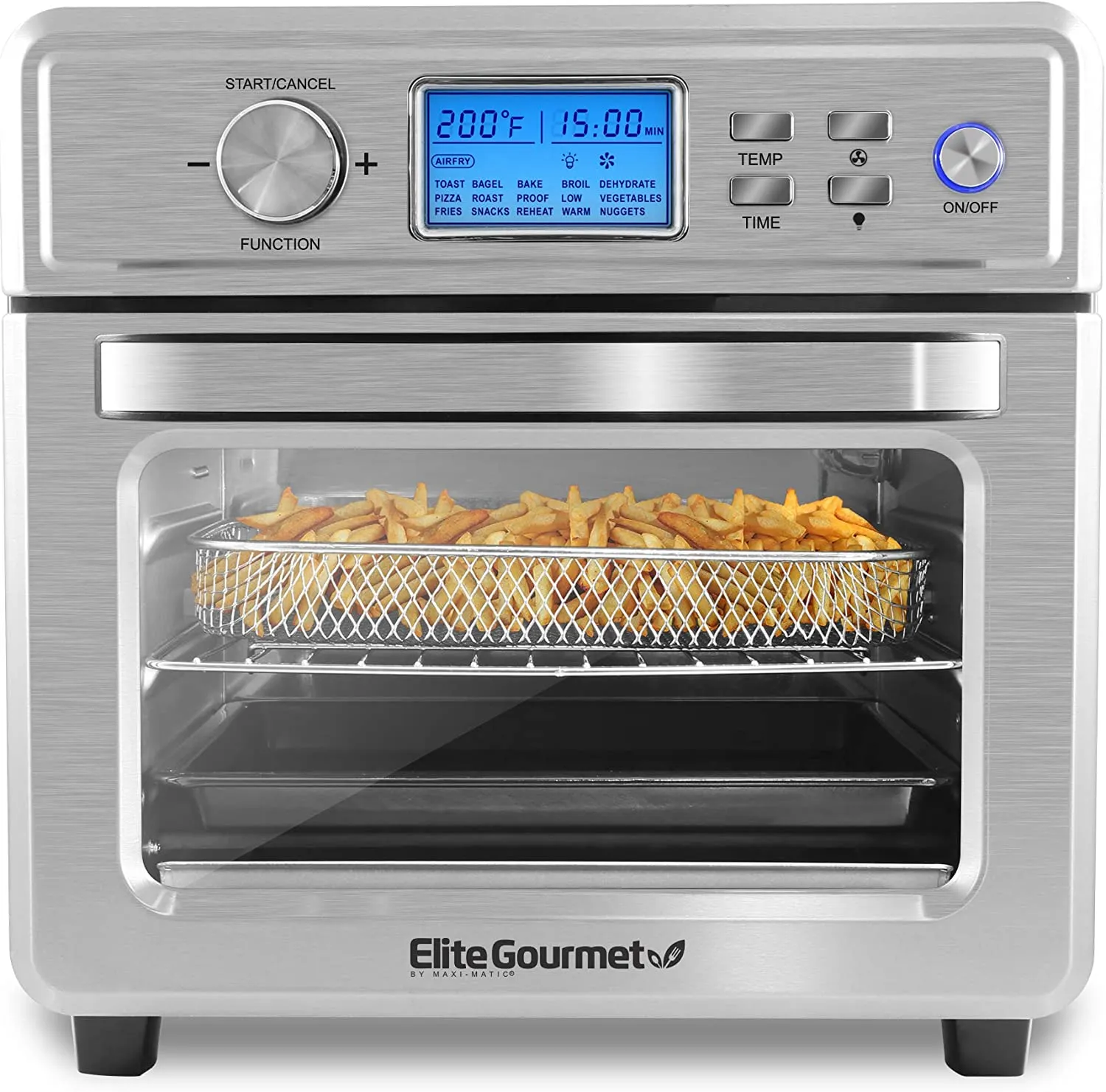 Elite Gourmet Programmable 22Qt. Air Fryer