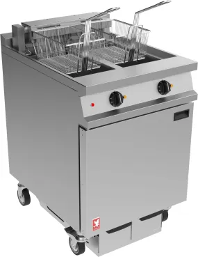 Falcon Dominator Plus Twin Pan Electric Fryer with Filtration E3865F