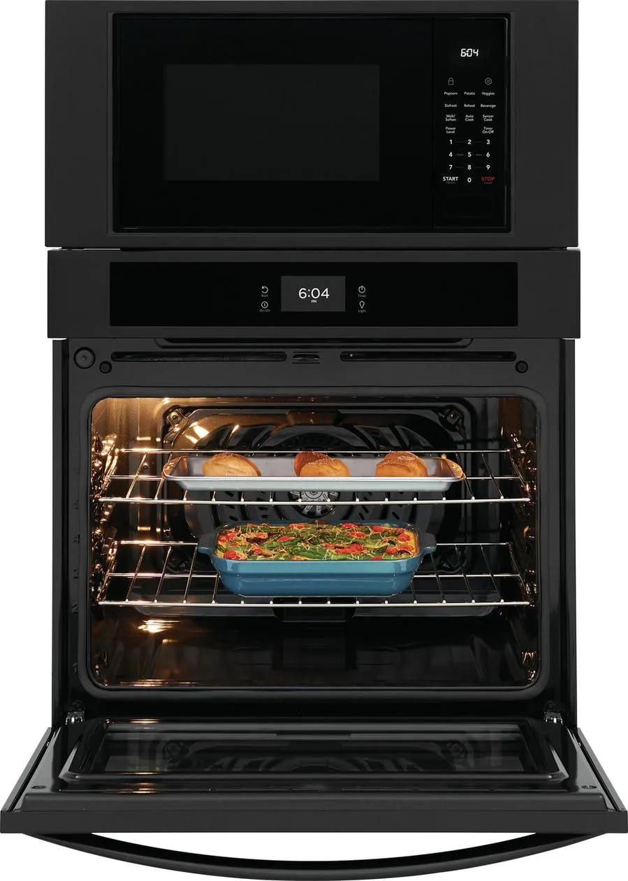 FCWM3027AB Frigidaire 30" Electric Wall Oven and Microwave Combination