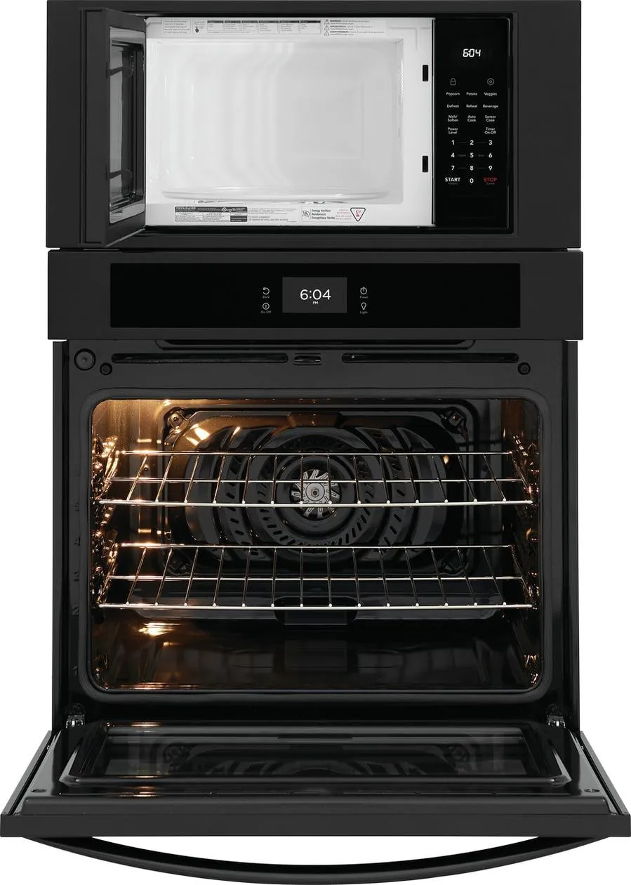 FCWM3027AB Frigidaire 30" Electric Wall Oven and Microwave Combination