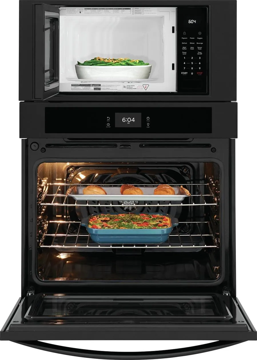 FCWM3027AB Frigidaire 30" Electric Wall Oven and Microwave Combination