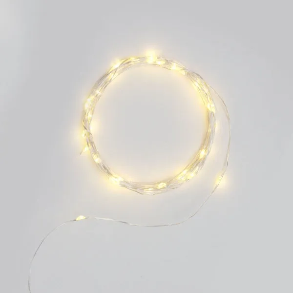 Fine Silver String Wire Fairy Lights