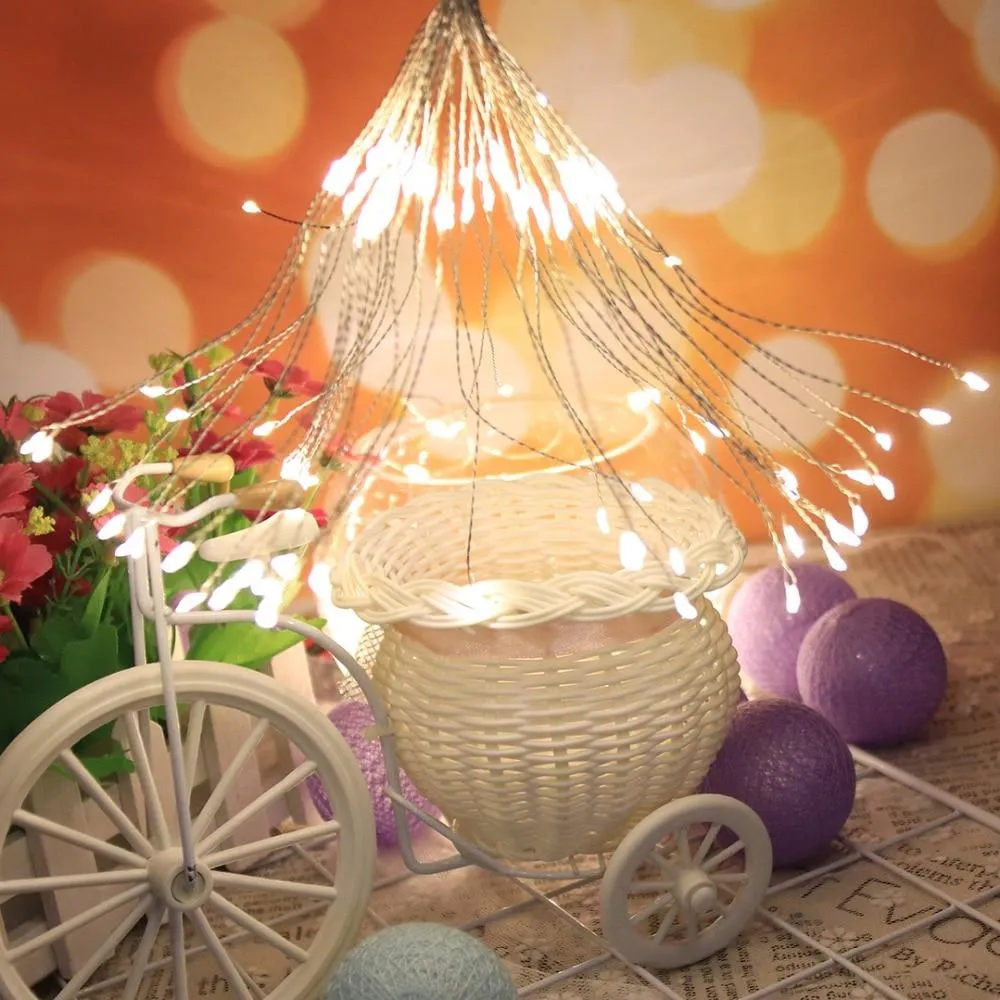 Fireworks Holiday Light - String Light Outdoor Christmas Garland For Garden, Bistro, Party Decor