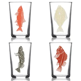 Fish Euro Wine 4 Pack Color Set