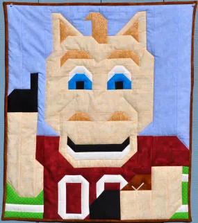 Football Horse Quilt Pattern CQ-F004w  - Wholesale Product