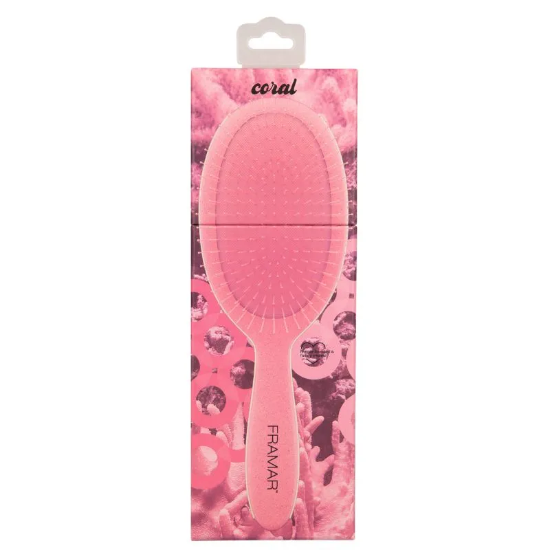 Framar Baecation Detangle Brush - Coral