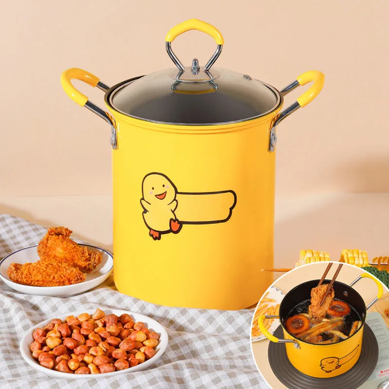 🔥Free Shipping🔥 Multi-Functional Household Fryer With Lid