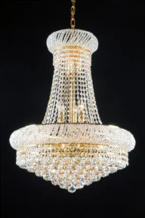 French Empire Crystal Chandelier Lighting H 20" W 16" - Cjd1-Cg/541D16