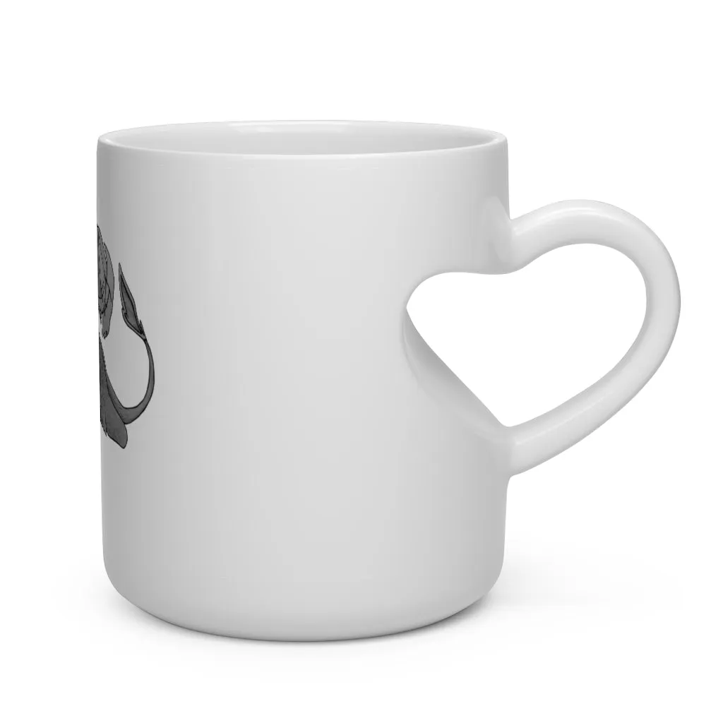 Ghoulaba Heart Shape Mug