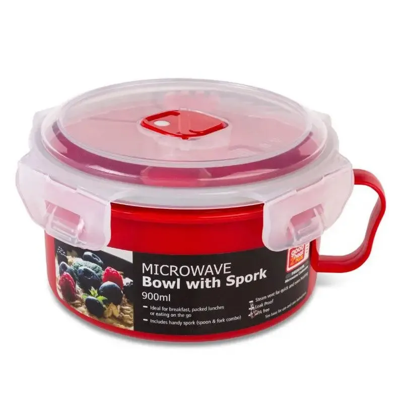 Good 2 Heat Bowl with Spork 900ml