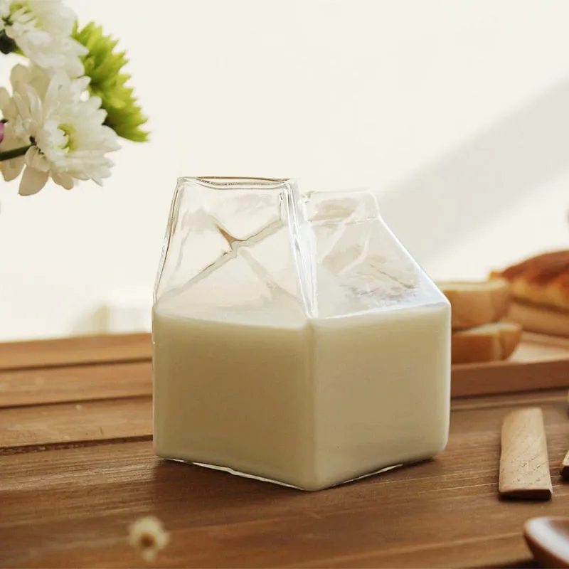 Handmade Transparent Milk Glass