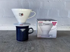 Hario V60 White Ceramic Coffee Dripper 02 Cup