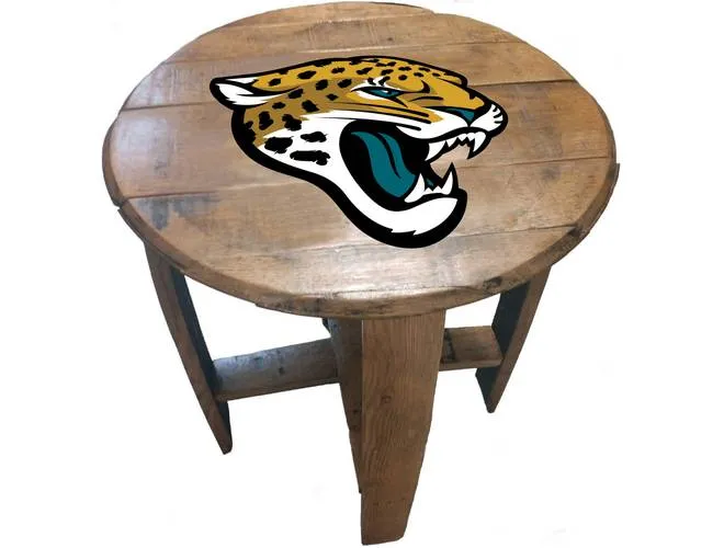 Imperial USA Officially Licensed NFL Oak Barrel Side Table