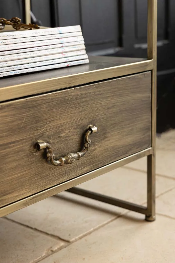 Industrial Style Bedside Table