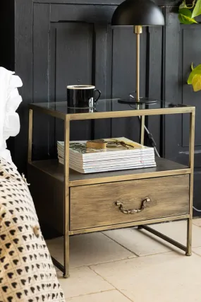 Industrial Style Bedside Table