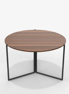 InnoFur Aston Round Folding Dining/ Utility Table