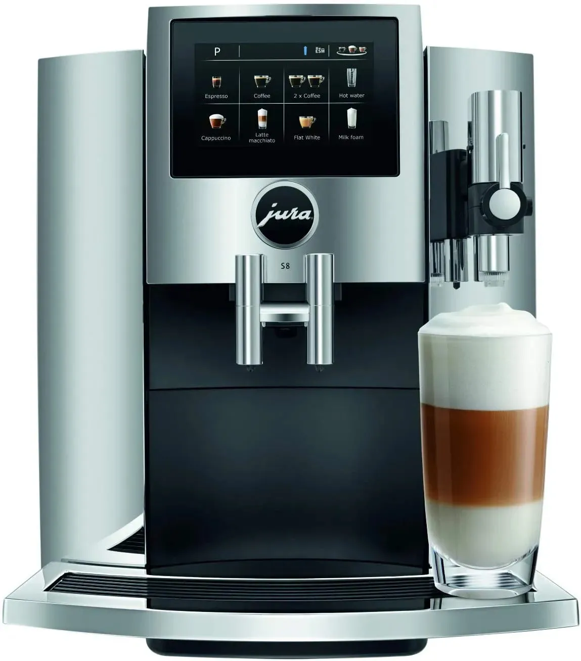 JURA S8 Automatic Coffee Machine Chrome