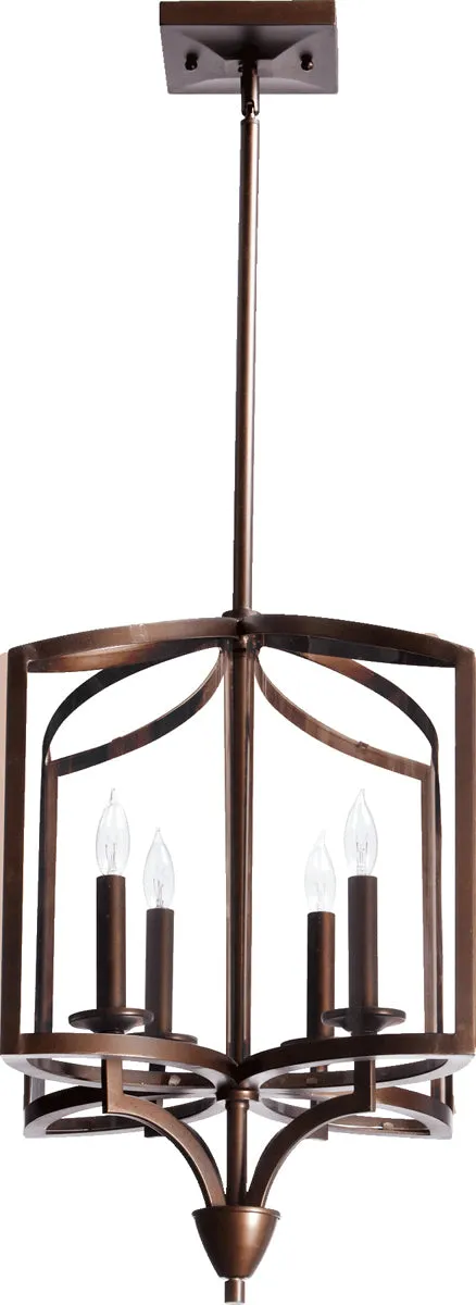 Kaufmann Transitional Pendant in Oiled Bronze