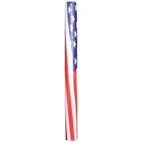 LED American Flag Foam Baton with 6 White Lights 18" (Each)