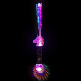 Led Fiber Optic Unicorn Wands Asst.