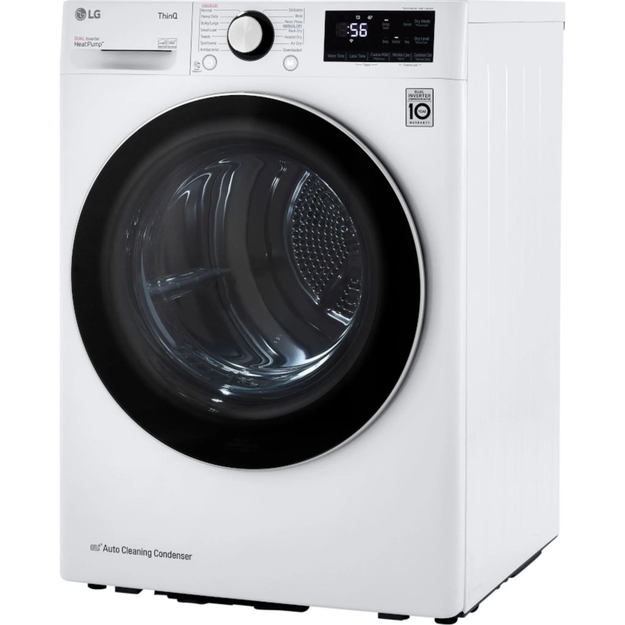 LG Front Load Dryer (DLHC1455W) - White