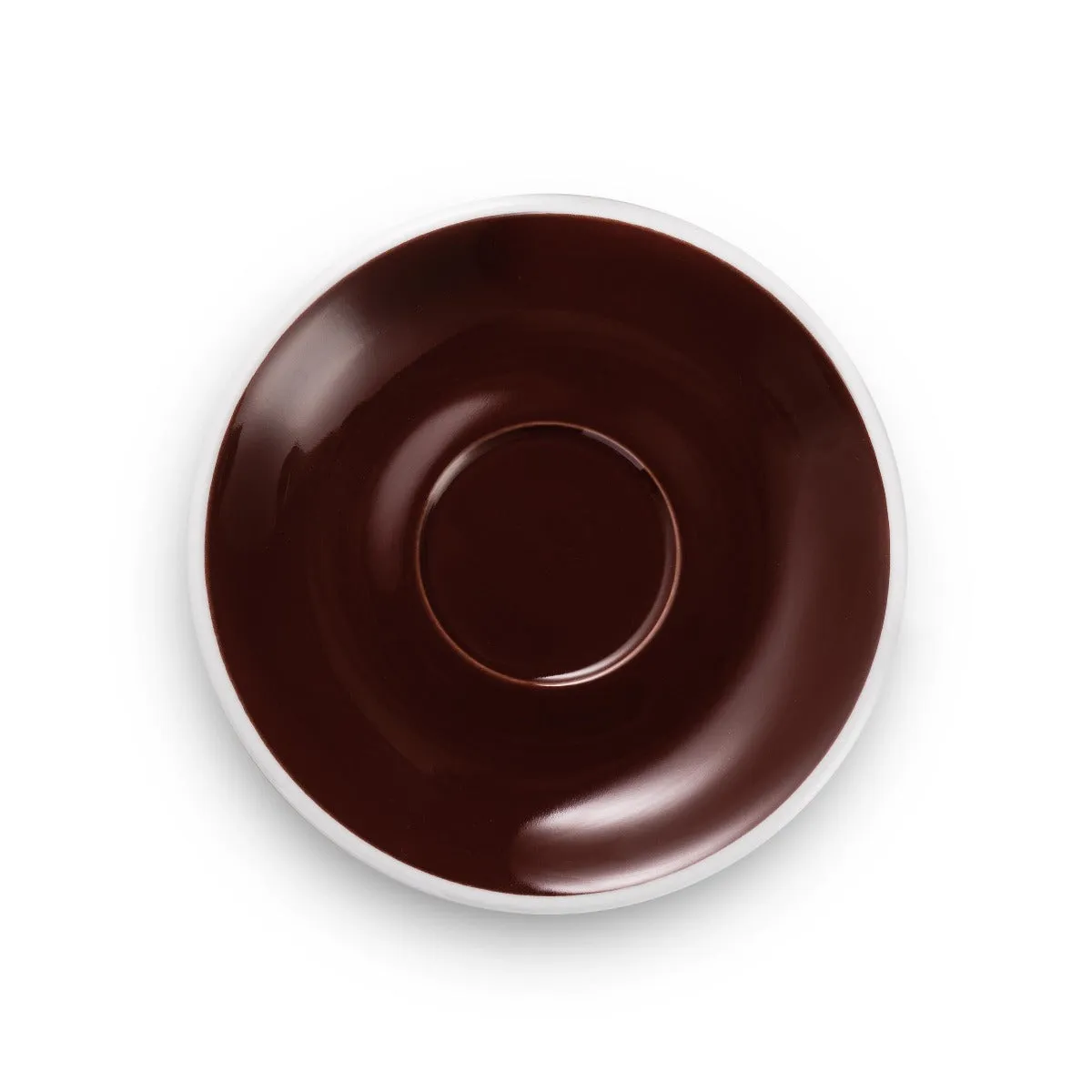 Loveramics Egg Style Cappuccino Cup & Saucer - Brown (6.7oz/200ml)