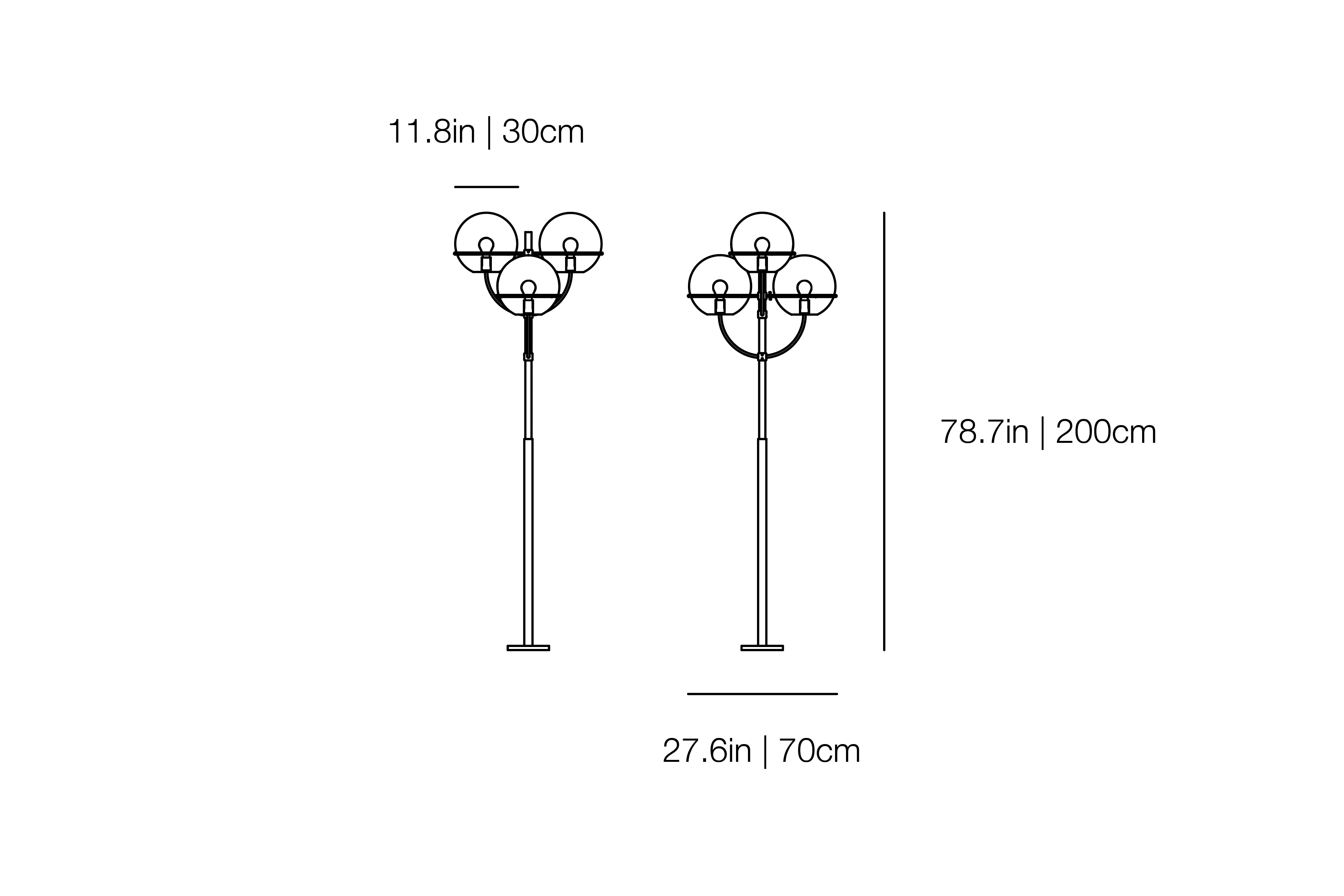 Lyndon 350M - Outdoor Floor Lamp