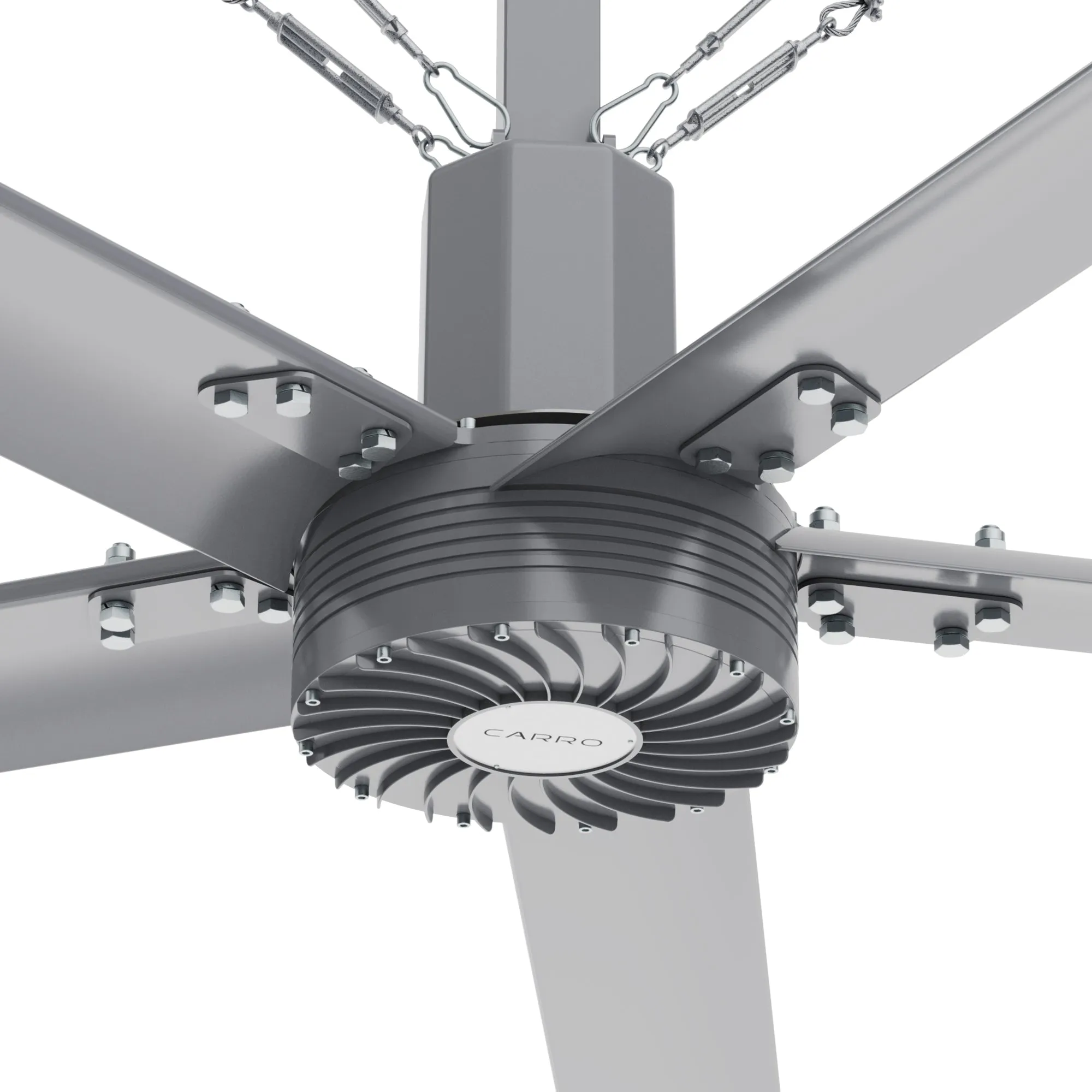 Makani Industrial Ceiling Fan with Direct-Drive Motor 10-16ft