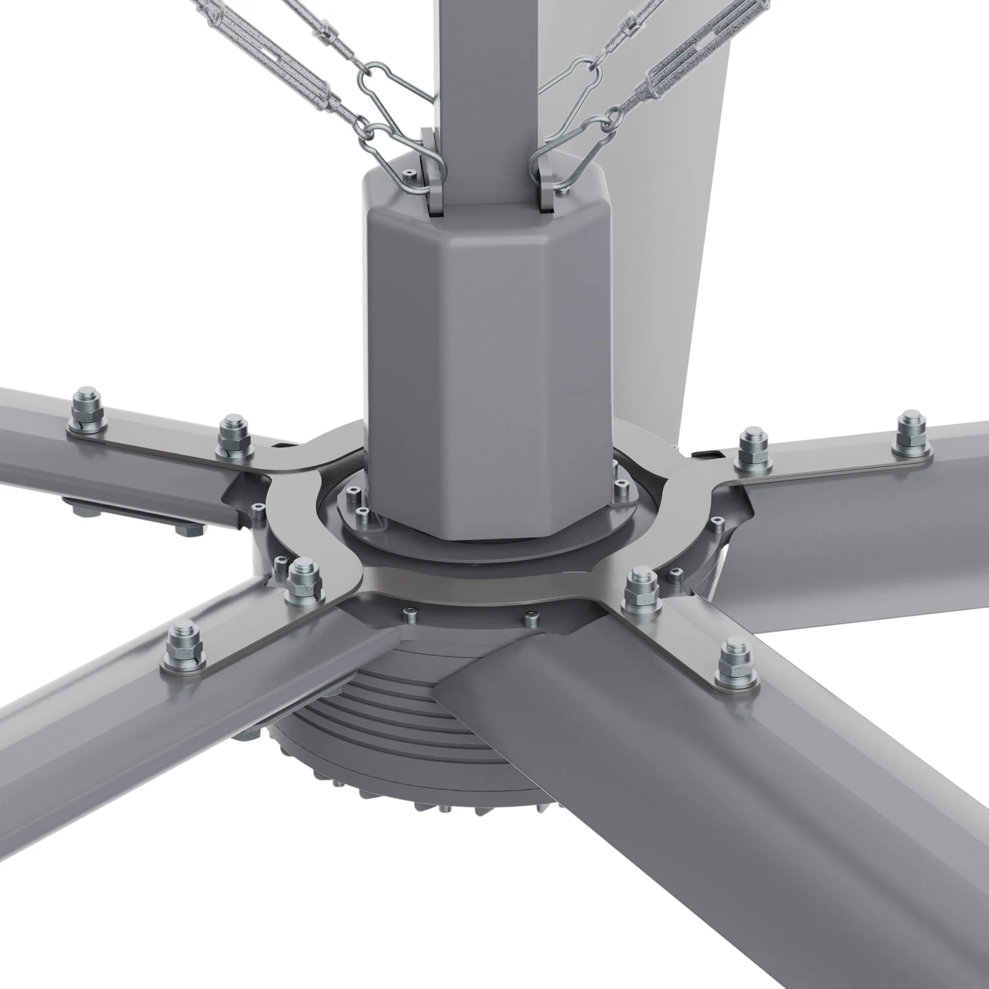 Makani Industrial Ceiling Fan with Direct-Drive Motor 10-16ft