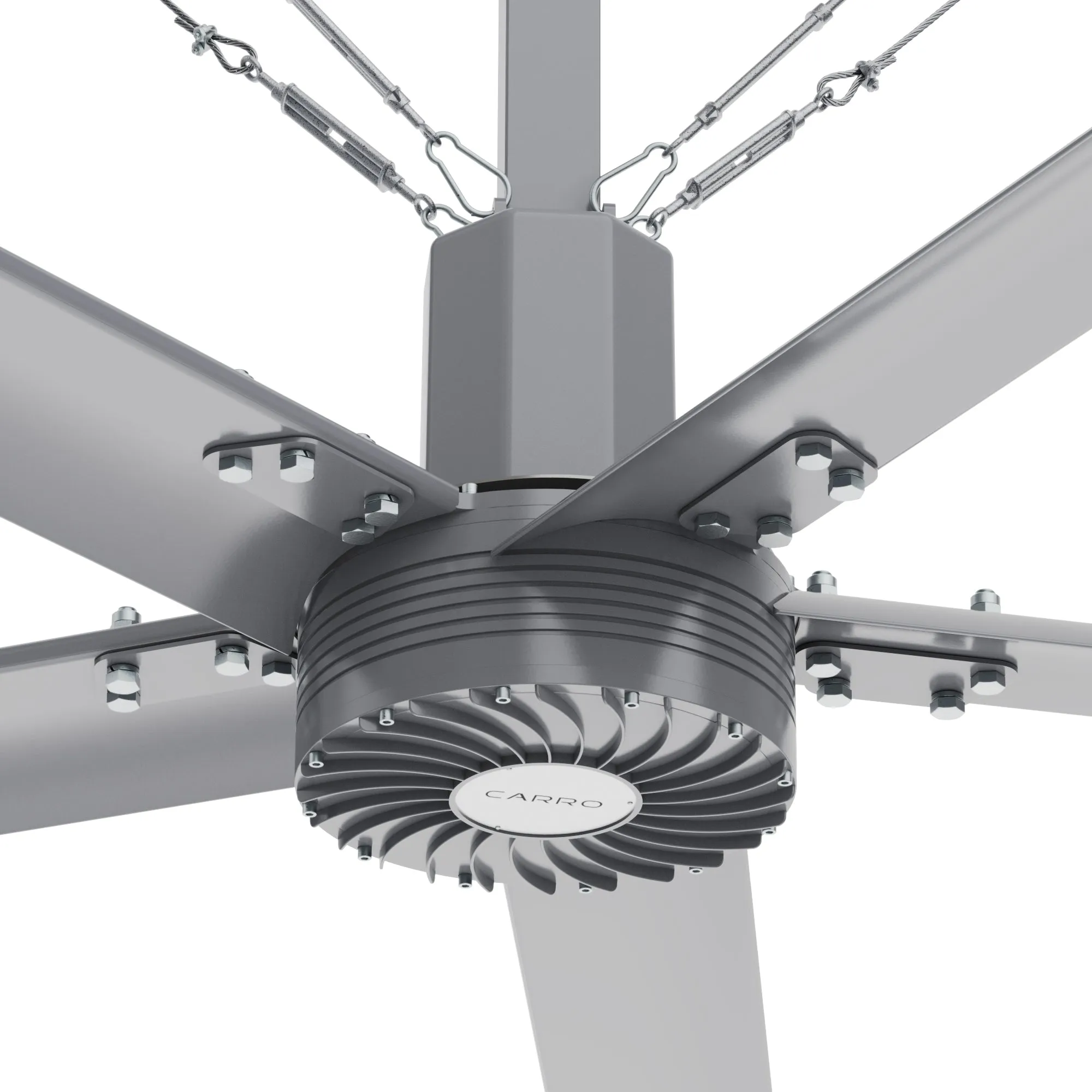 Makani Industrial Ceiling Fan with Direct-Drive Motor 10-16ft