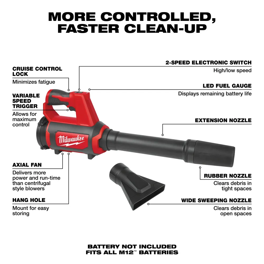 Milwaukee M12 Compact Spot Blower